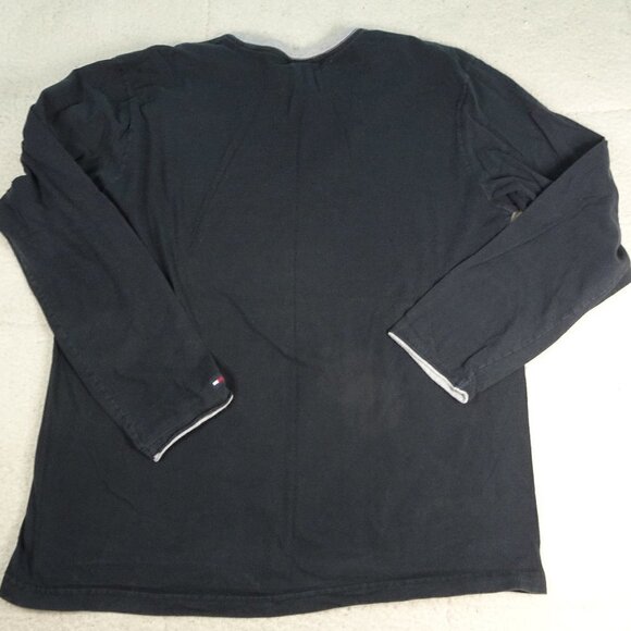 Tommy Hilfiger Black L/S Shirt Large - Picture 2 of 5